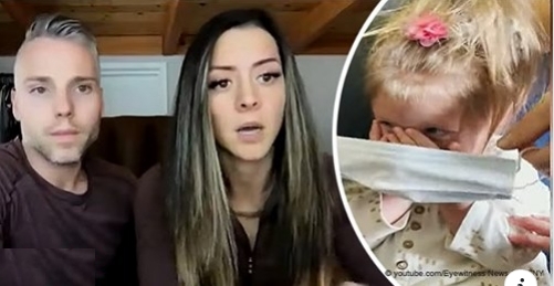 Ein Paar wurde aus einem Flugzeug geworfen, nachdem sich die zweijährige Tochter weigerte eine Maske zu tragen